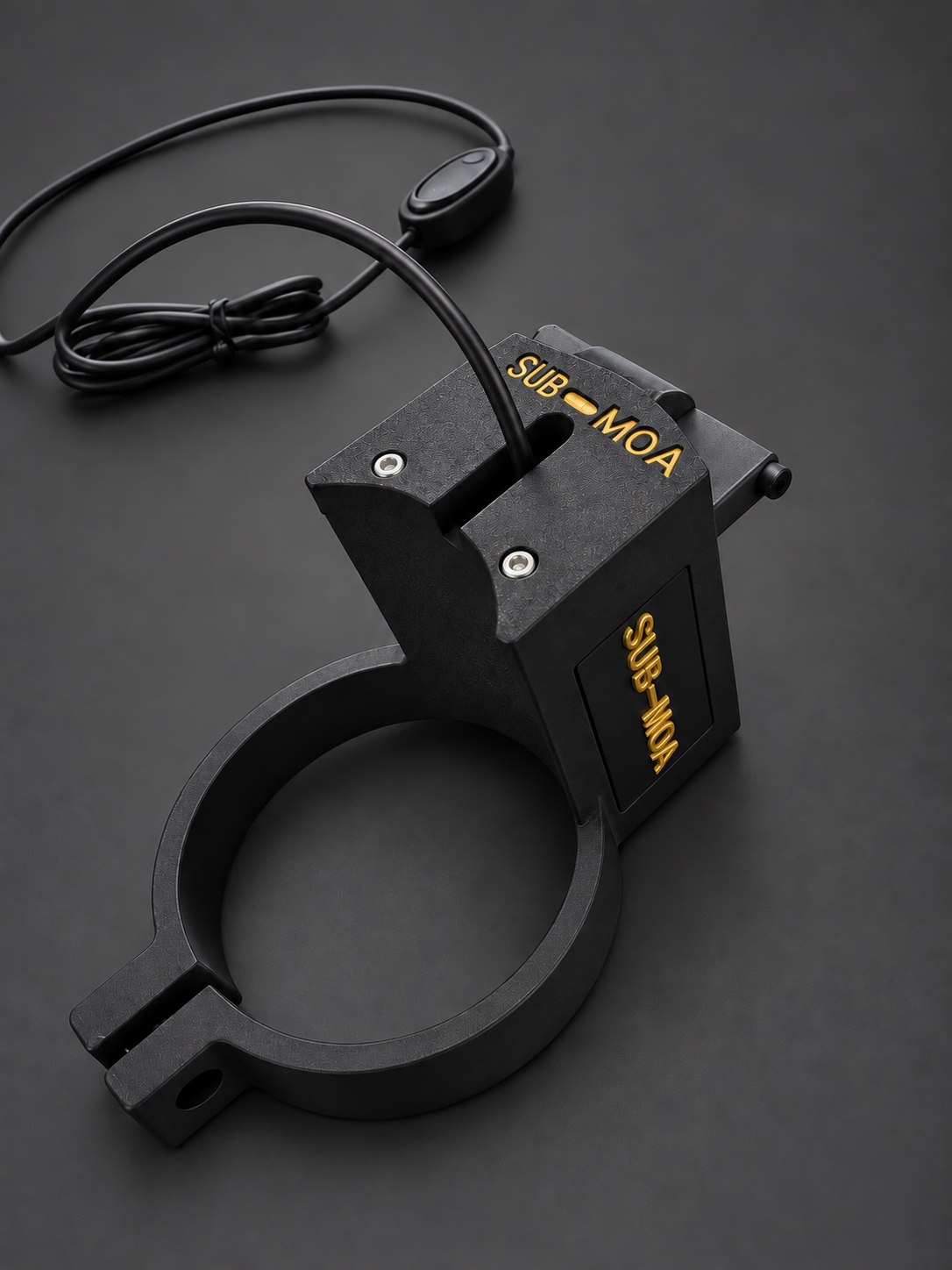G-spot Powder Vibrator — mounting ring and enclosure
