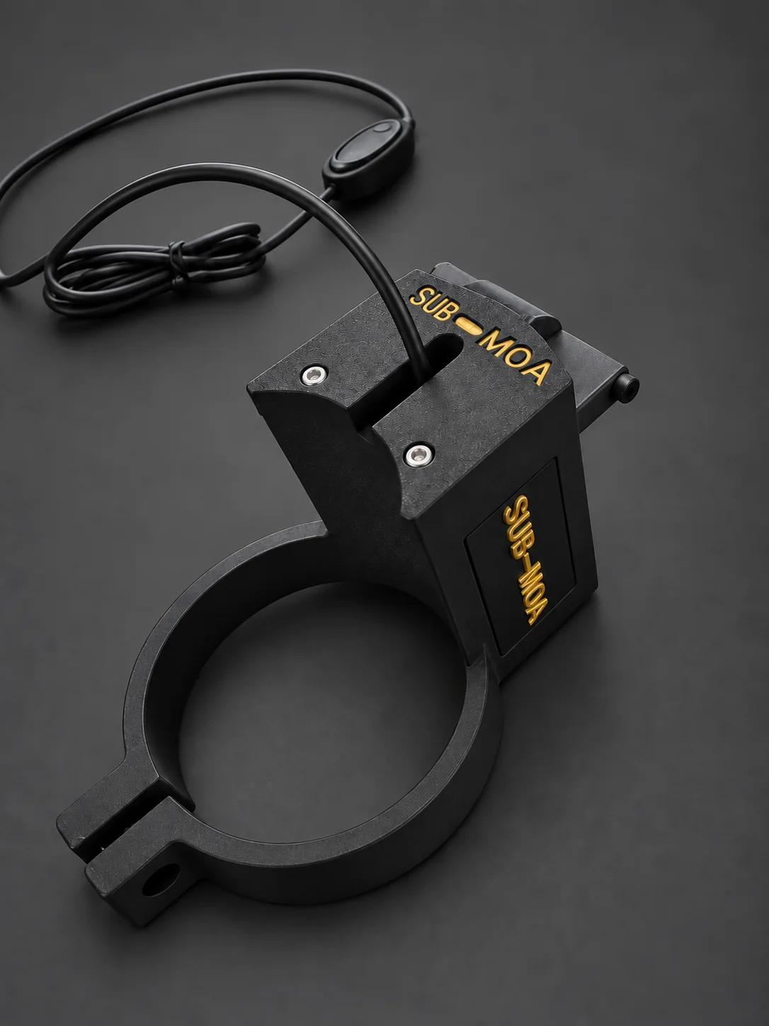 G-spot Powder Vibrator — mounting ring and enclosure