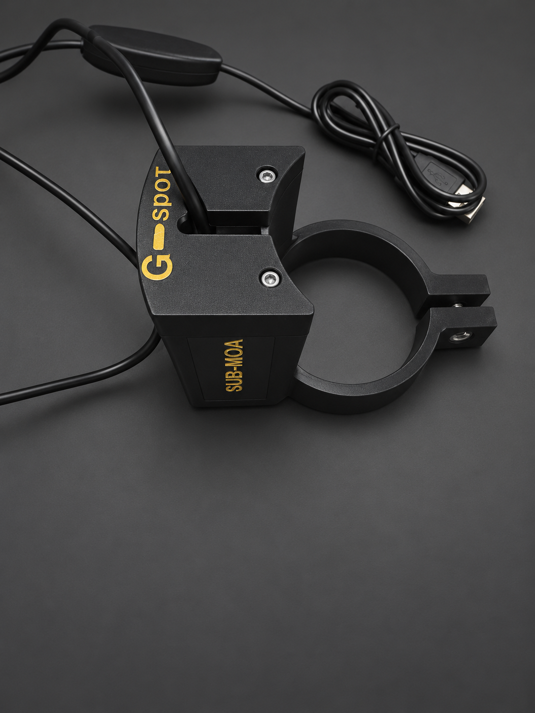 G-spot Powder Vibrator — top view and cabling