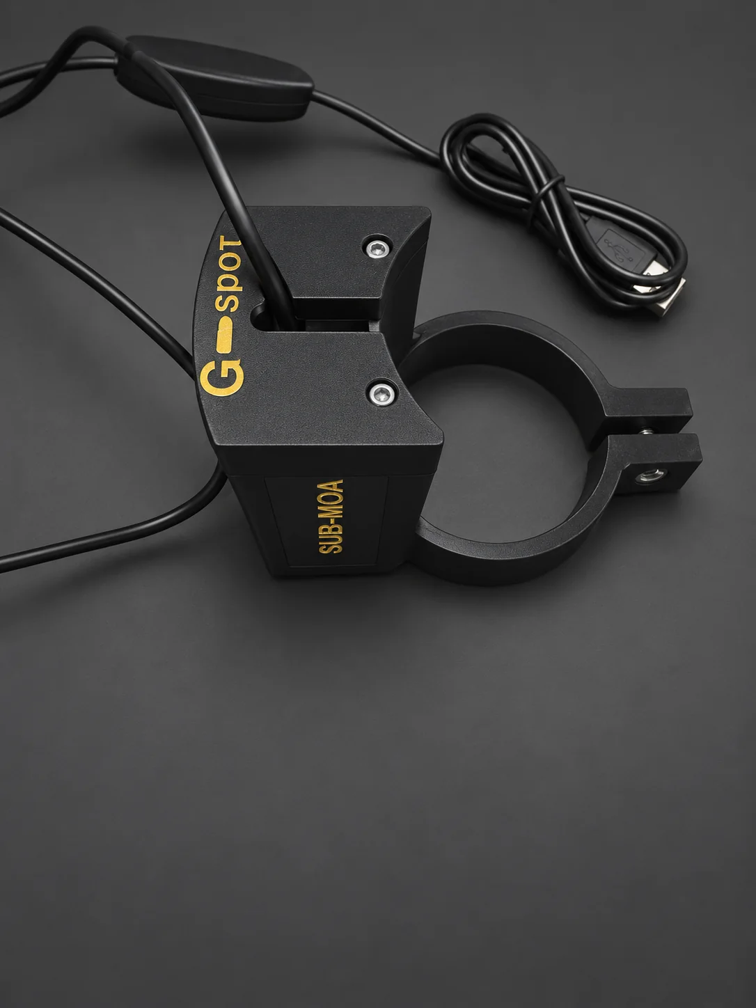 G-spot Powder Vibrator — top view and cabling